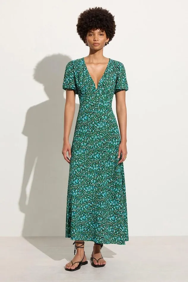Women Faithfull The Brand Dresses Las Mayas Midi Dress Marilla Floral