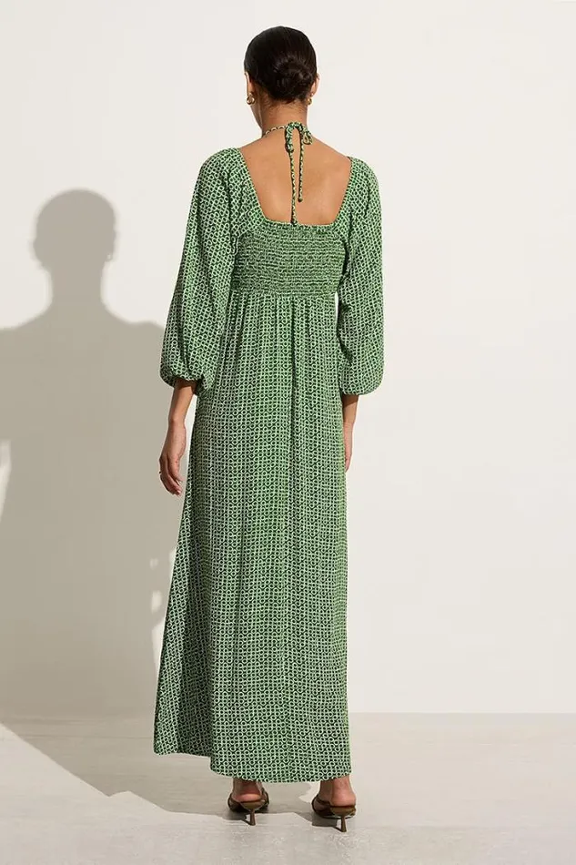 Women Faithfull The Brand Dresses Loures Maxi Dress Azulejo