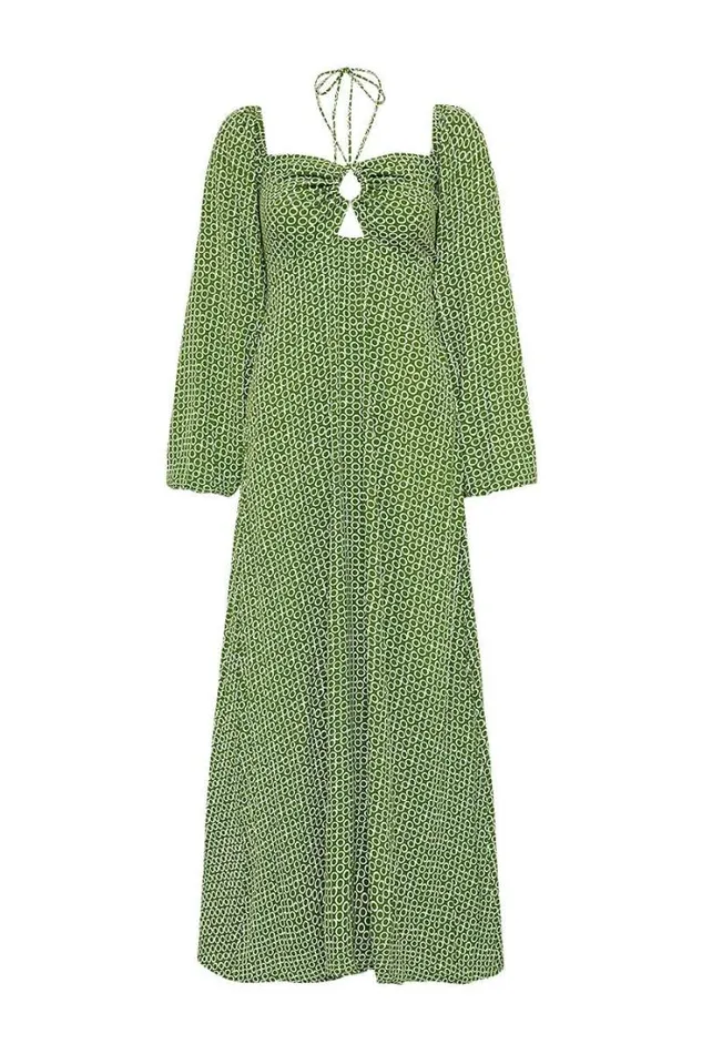 Women Faithfull The Brand Dresses Loures Maxi Dress Azulejo