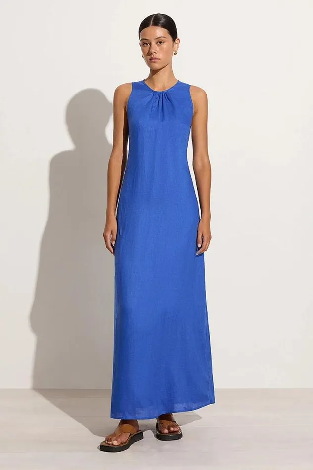 Women Faithfull The Brand Dresses Sommar Maxi Dress Sicilian Blue 8211 Final Sale Women Faithfull The Brand Dresses Sommar Maxi Dress Sicilian Blue 8211 Final Sale