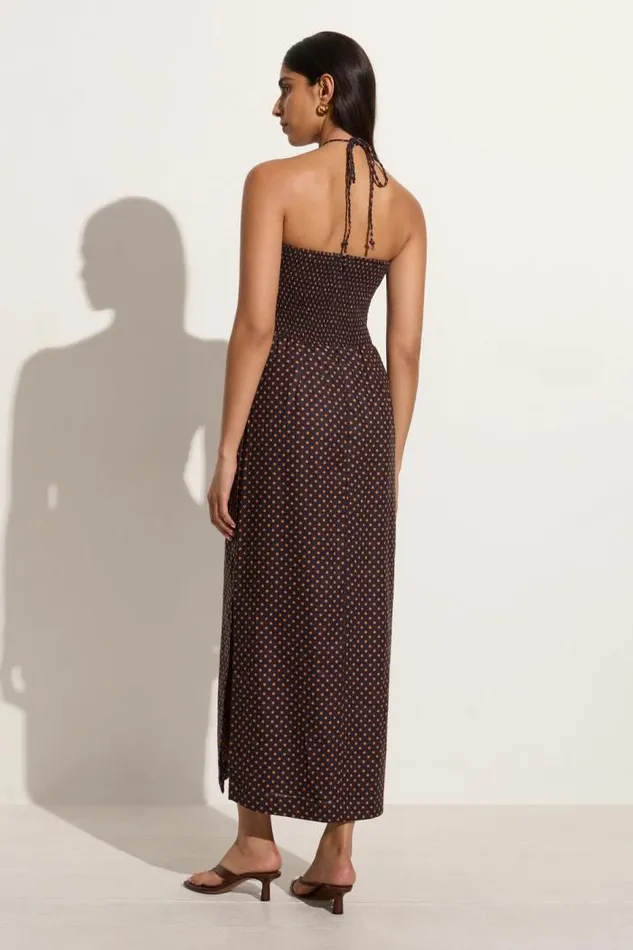 Women Faithfull The Brand Dresses Tortugas Midi Dress Ludovica Polka Dot