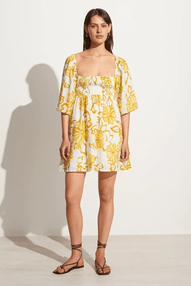 Women Faithfull The Brand Mini Dresses Dallia Mini Dress Cagliari Floral Print 8211 Final Sale Women Faithfull The Brand Mini Dresses Dallia Mini Dress Cagliari Floral Print 8211 Final Sale