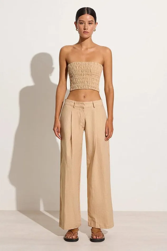 Women Faithfull The Brand Pants Francois Pants Wheat 8211 Final Sale