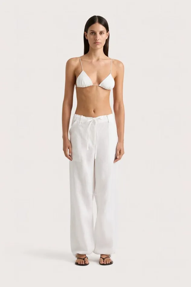 Women Faithfull The Brand Pants Geriba Pant White