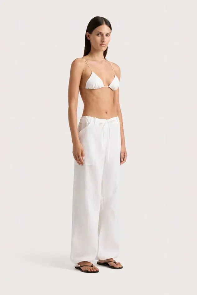 Women Faithfull The Brand Pants Geriba Pant White