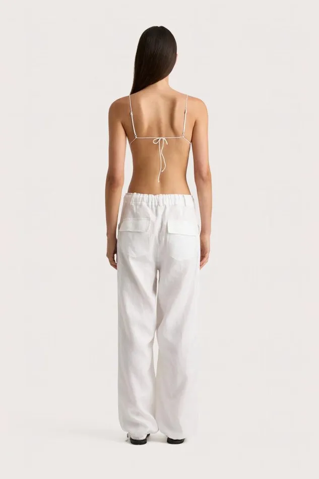 Women Faithfull The Brand Pants Geriba Pant White