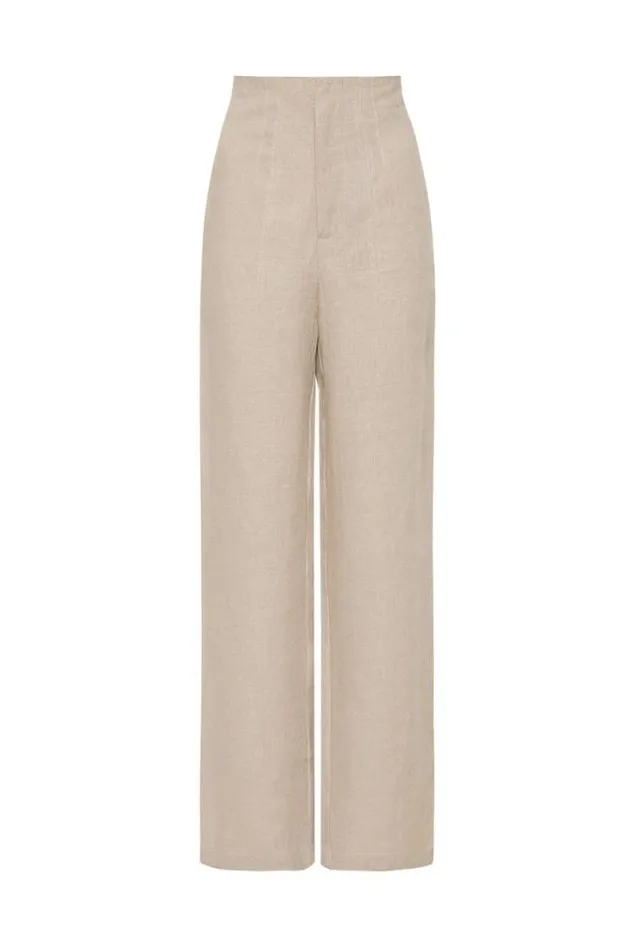 Women Faithfull The Brand Pants Isotta Pant Natural