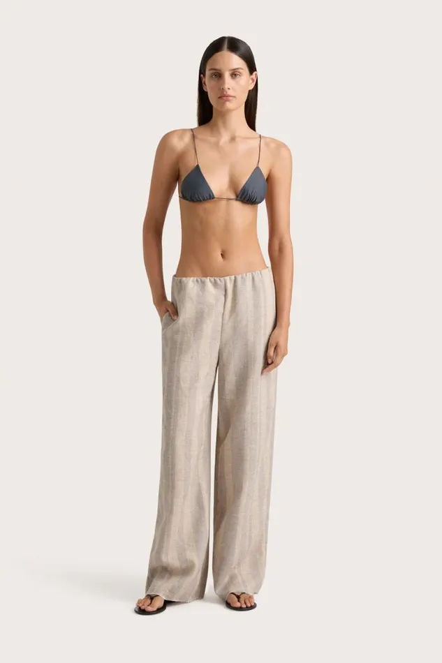 Women Faithfull The Brand Pants Sao Paulo Pant Sand Sky Stripe
