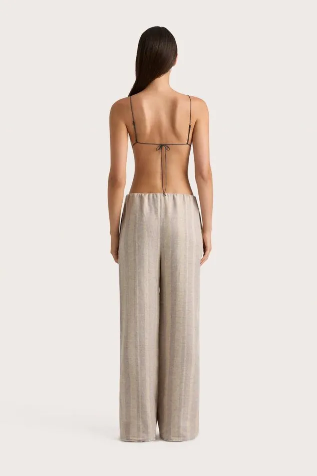 Women Faithfull The Brand Pants Sao Paulo Pant Sand Sky Stripe