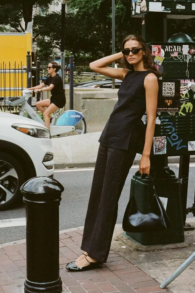Women Faithfull The Brand Pants Vincente Pant Black