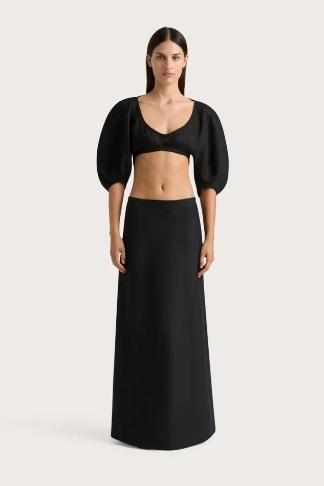 Women Faithfull The Brand Skirts and Shorts Antibes Maxi Skirt Black
