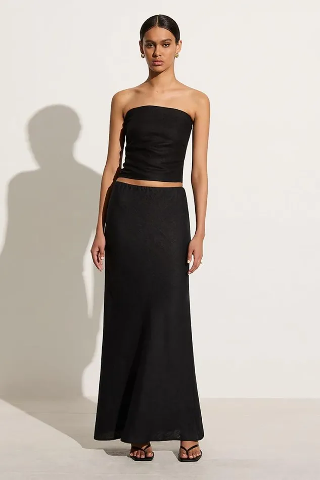 Women Faithfull The Brand Skirts and Shorts Davina Bias Skirt Black