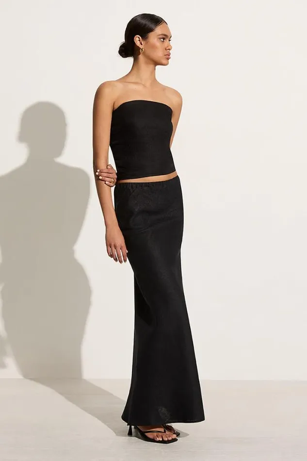 Women Faithfull The Brand Skirts and Shorts Davina Bias Skirt Black