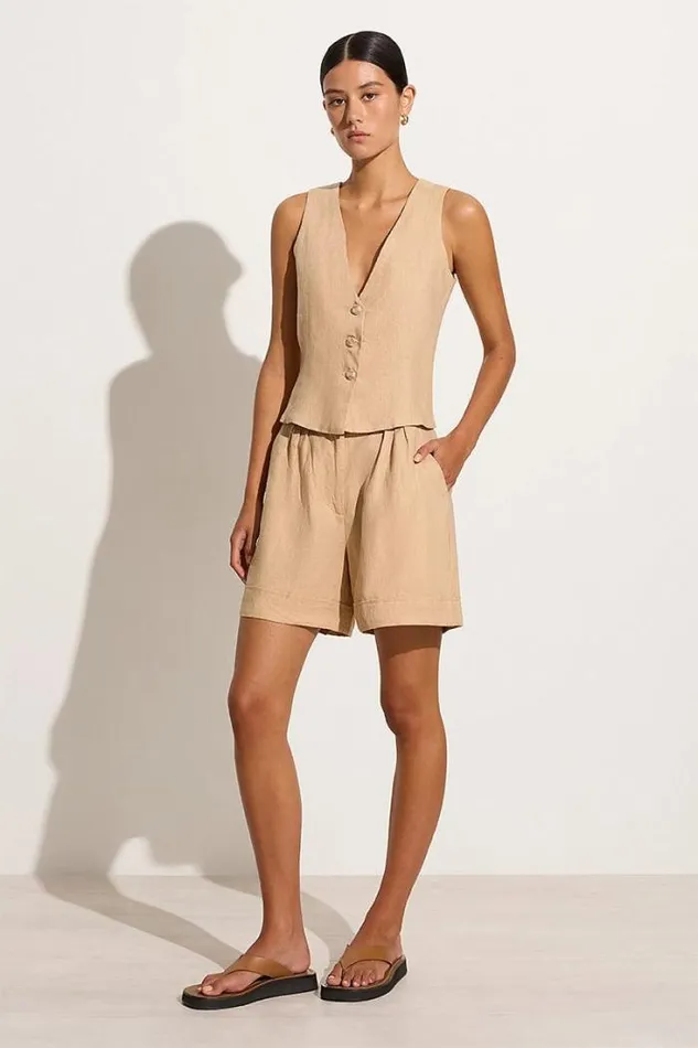 Women Faithfull The Brand Skirts and Shorts Les Deux Short Wheat 8211 Final Sale Women Faithfull The Brand Skirts and Shorts Les Deux Short Wheat 8211 Final Sale