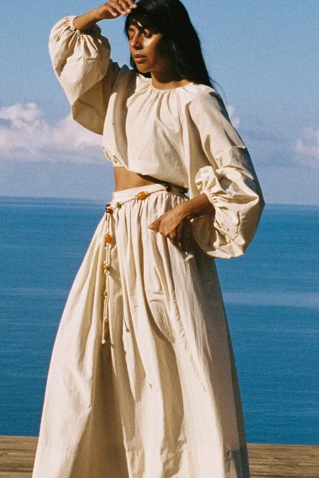 Women Faithfull The Brand Skirts and Shorts Lido Skirt Creme