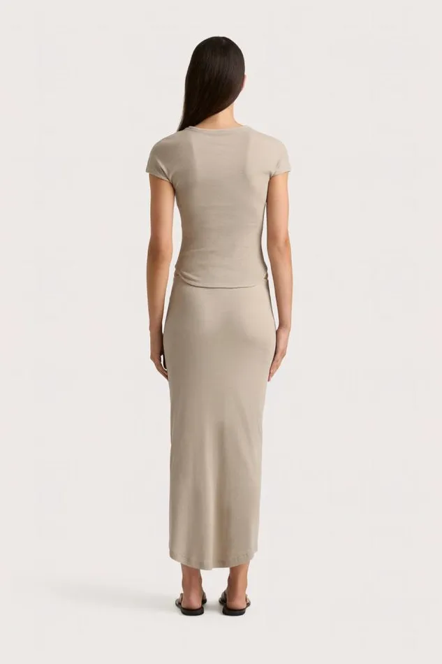 Women Faithfull The Brand Skirts and Shorts Loire Skirt Taupe