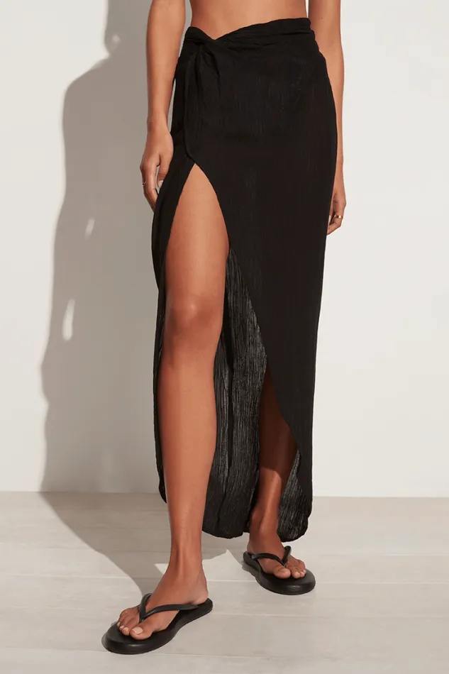 Women Faithfull The Brand Skirts and Shorts Lulu Maxi Skirt Black 8211 Final Sale