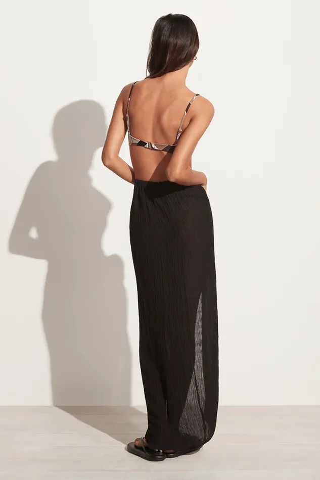 Women Faithfull The Brand Skirts and Shorts Lulu Maxi Skirt Black 8211 Final Sale