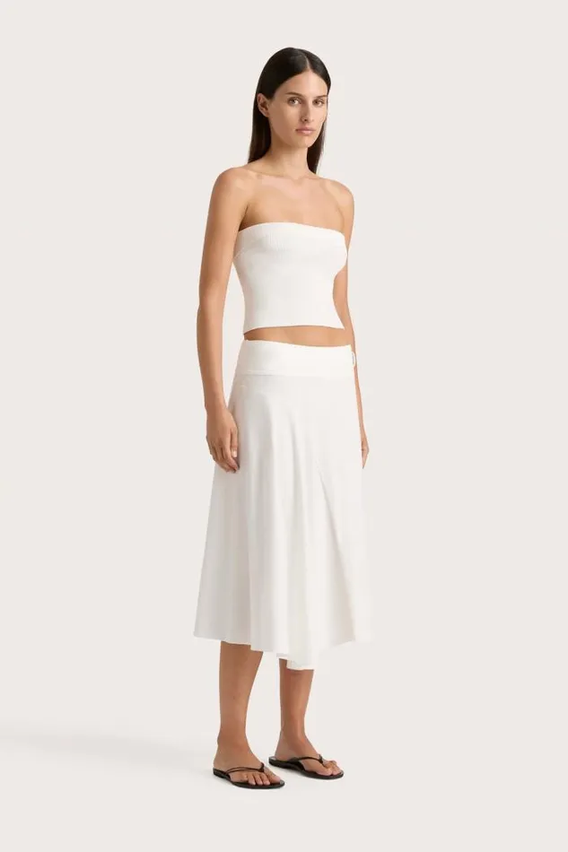 Women Faithfull The Brand Skirts and Shorts Maceio Skirt White