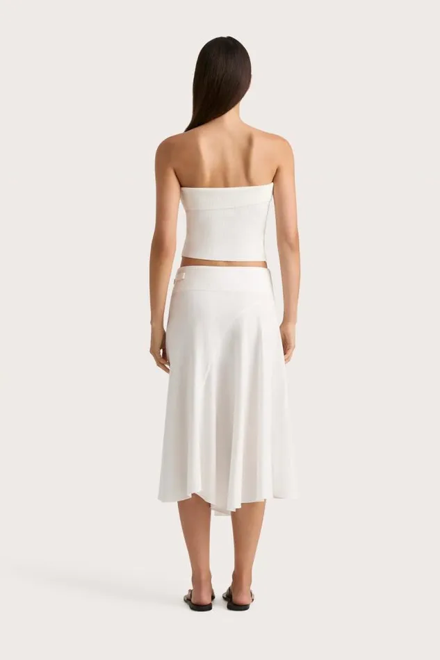 Women Faithfull The Brand Skirts and Shorts Maceio Skirt White