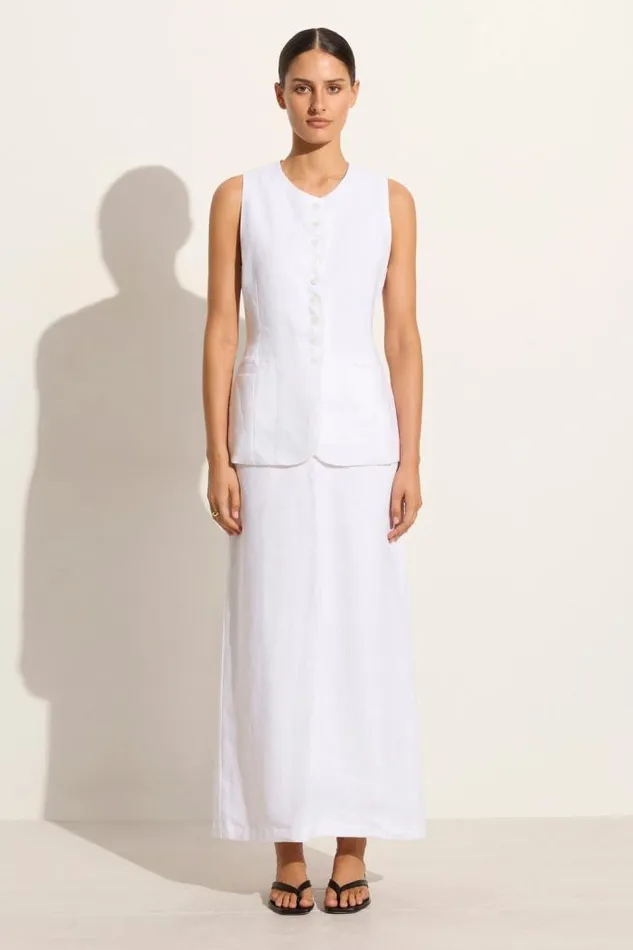 Women Faithfull The Brand Skirts and Shorts Nelli Skirt White