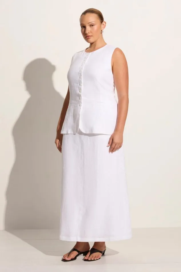 Women Faithfull The Brand Skirts and Shorts Nelli Skirt White