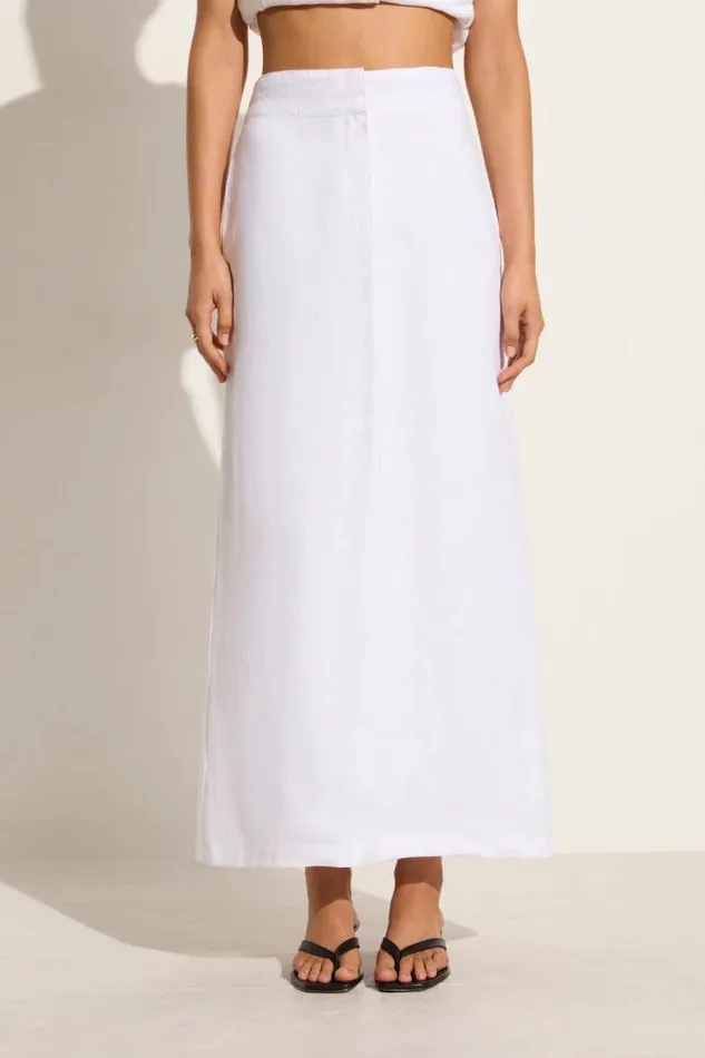 Women Faithfull The Brand Skirts and Shorts Nelli Skirt White