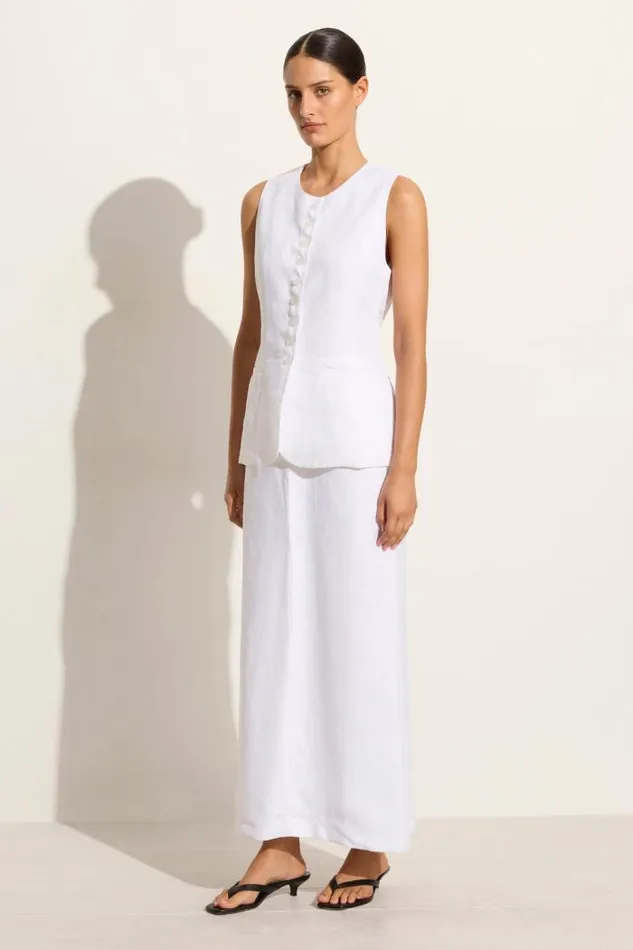 Women Faithfull The Brand Skirts and Shorts Nelli Skirt White