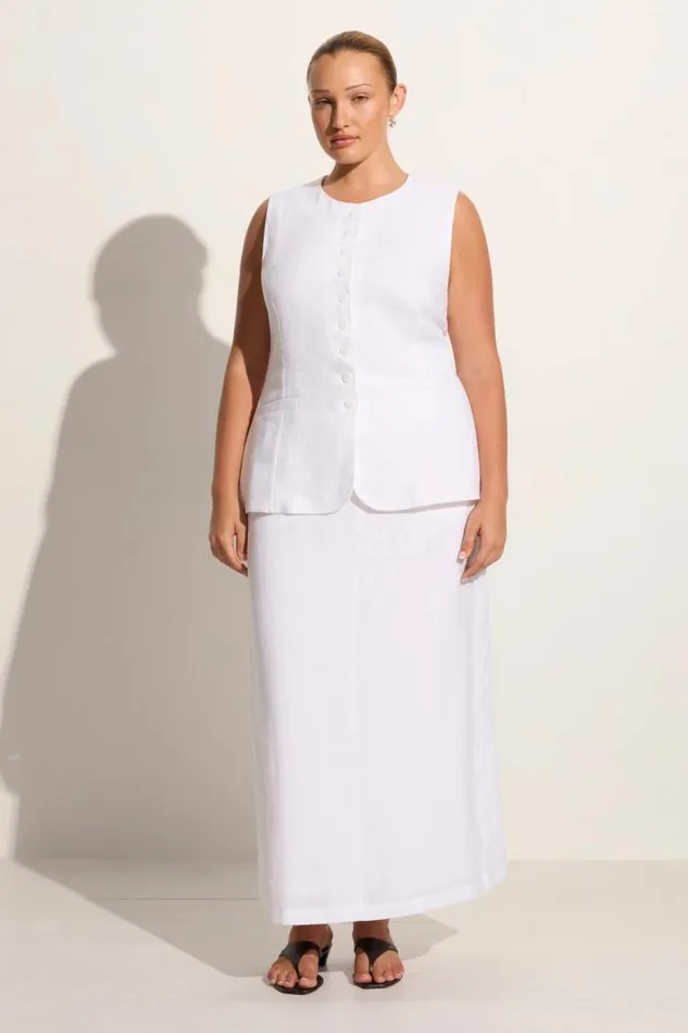 Women Faithfull The Brand Skirts and Shorts Nelli Skirt White