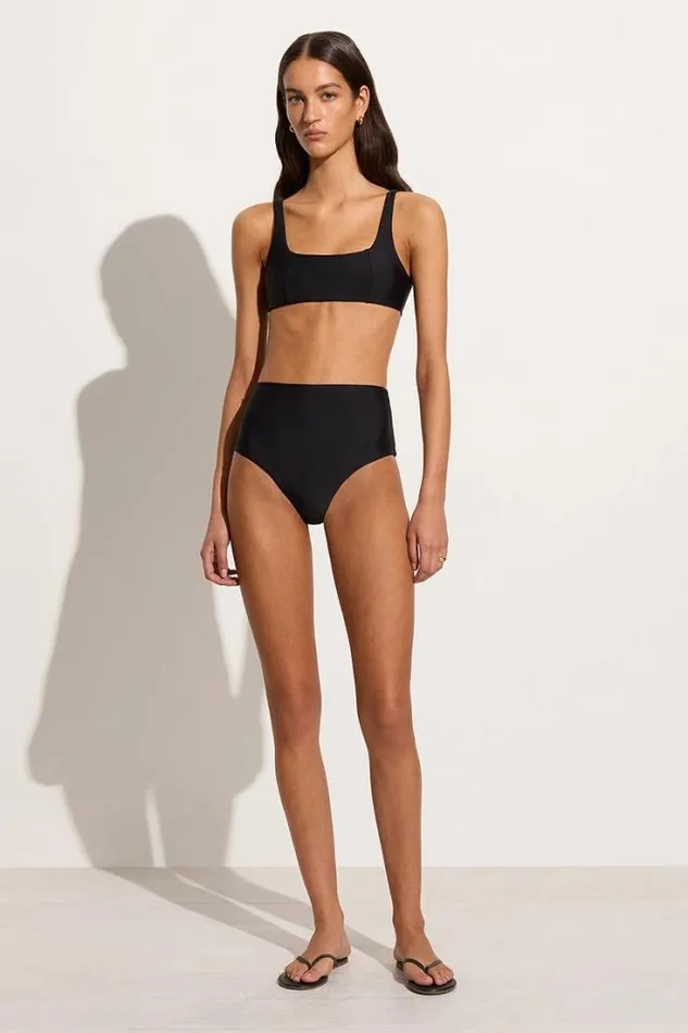 Women Faithfull The Brand Swim Afonso Bikini Bottoms Black