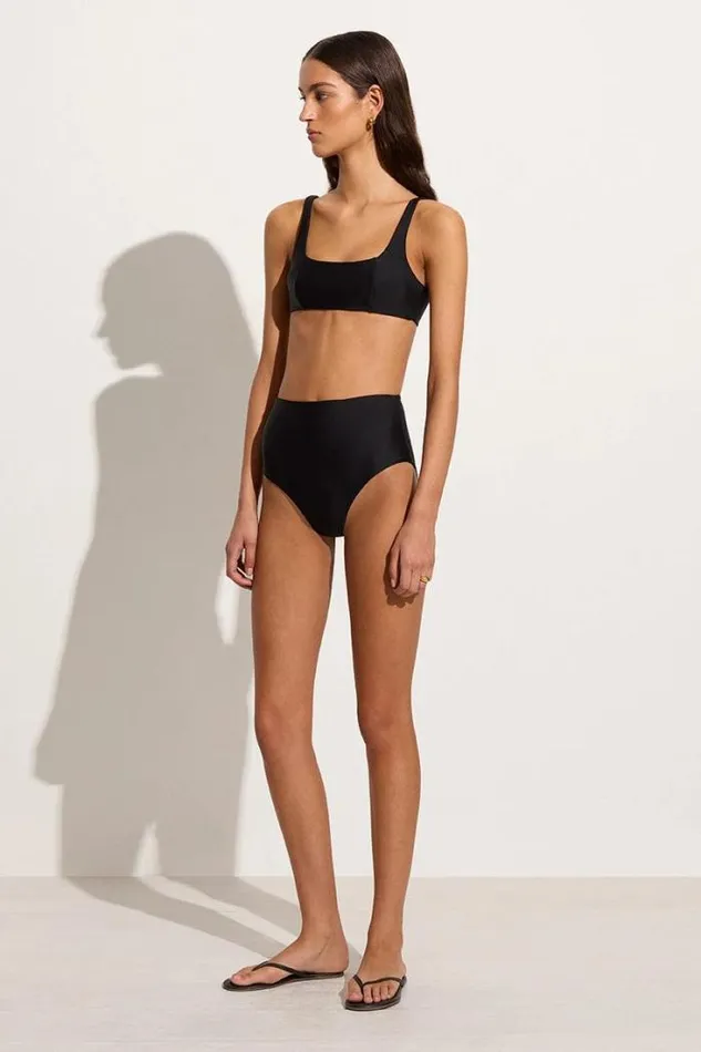 Women Faithfull The Brand Swim Afonso Bikini Bottoms Black