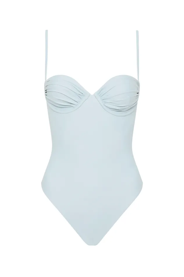 Women Faithfull The Brand Swim Gabriela One Piece Sky Blue