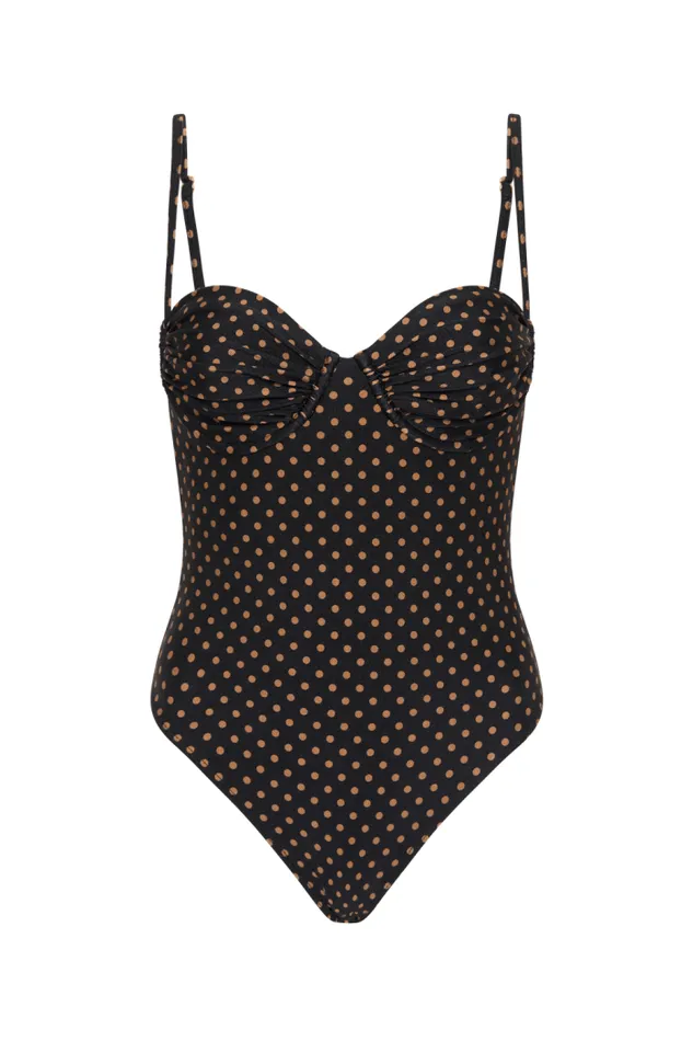 Women Faithfull The Brand Swim Gabriella One Piece Ludovica Polka Dot