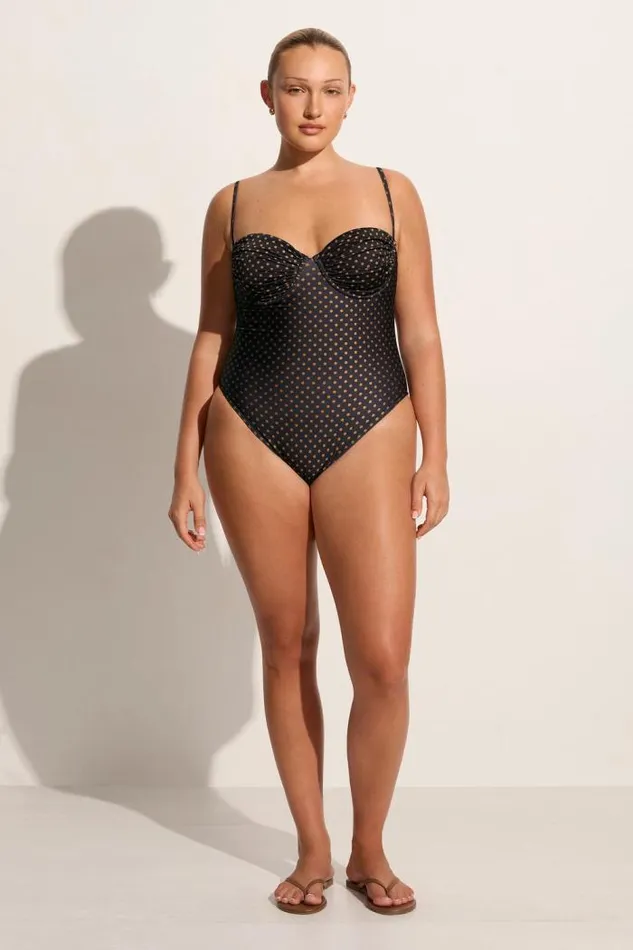 Women Faithfull The Brand Swim Gabriella One Piece Ludovica Polka Dot
