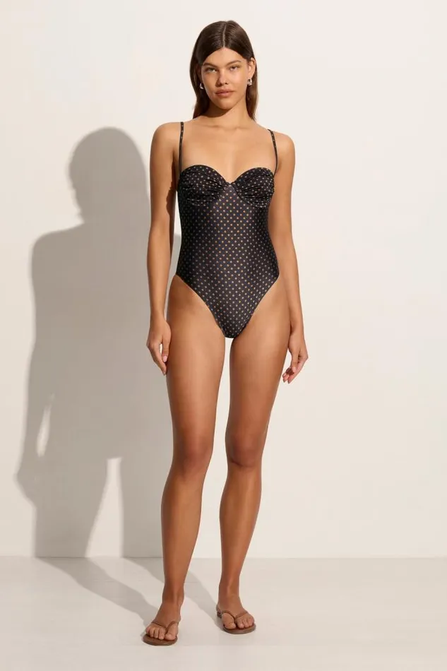 Women Faithfull The Brand Swim Gabriella One Piece Ludovica Polka Dot
