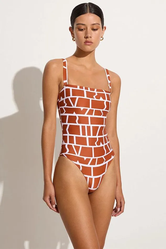 Women Faithfull The Brand Swim La Barca One Piece La Pacifica 8211 Final Sale Women Faithfull The Brand Swim La Barca One Piece La Pacifica 8211 Final Sale