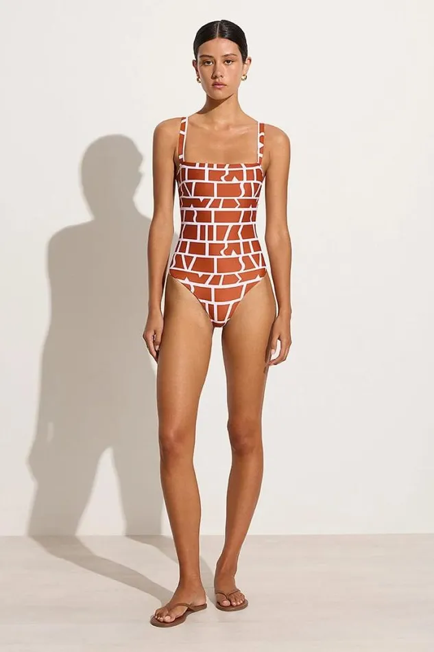 Women Faithfull The Brand Swim La Barca One Piece La Pacifica 8211 Final Sale