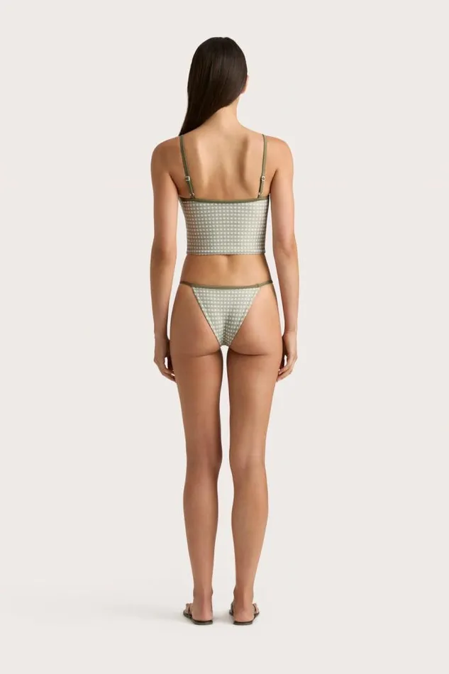 Women Faithfull The Brand Swim Manon Top Oliander Khaki