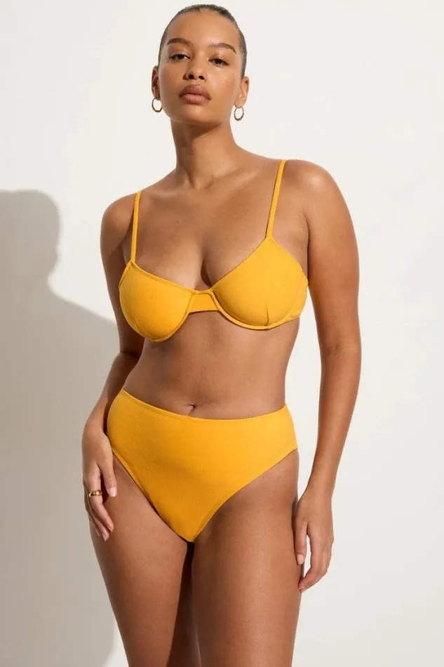 Women Faithfull The Brand Swim Maxime Bikini Top Citrus Towelling 8211 Final Sale Women Faithfull The Brand Swim Maxime Bikini Top Citrus Towelling 8211 Final Sale