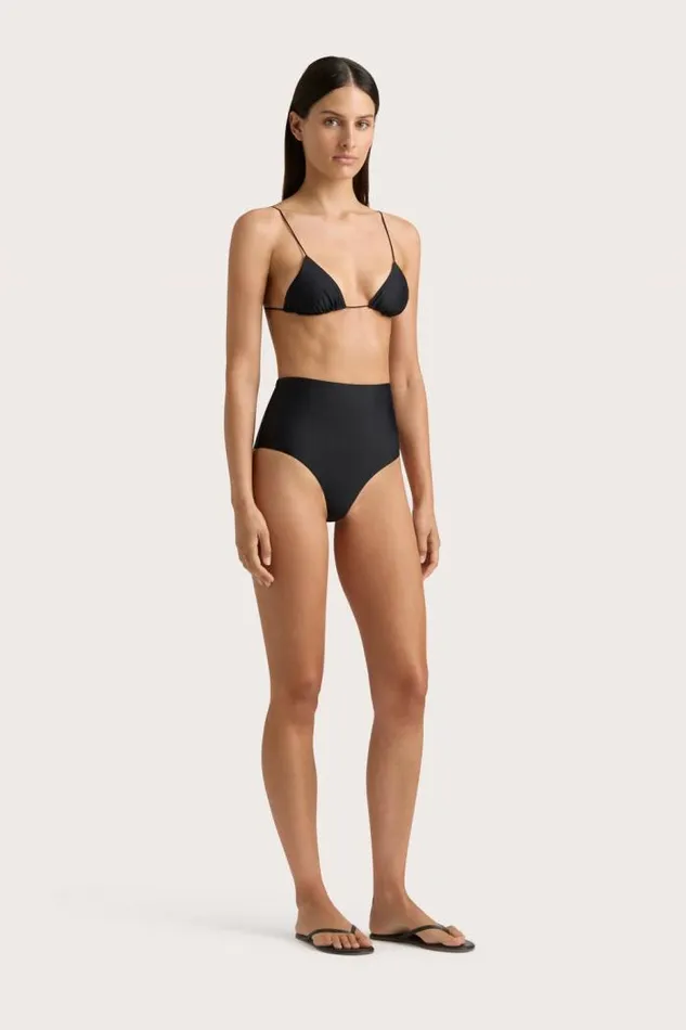 Women Faithfull The Brand Swim Reyes Bikini Bottom Black