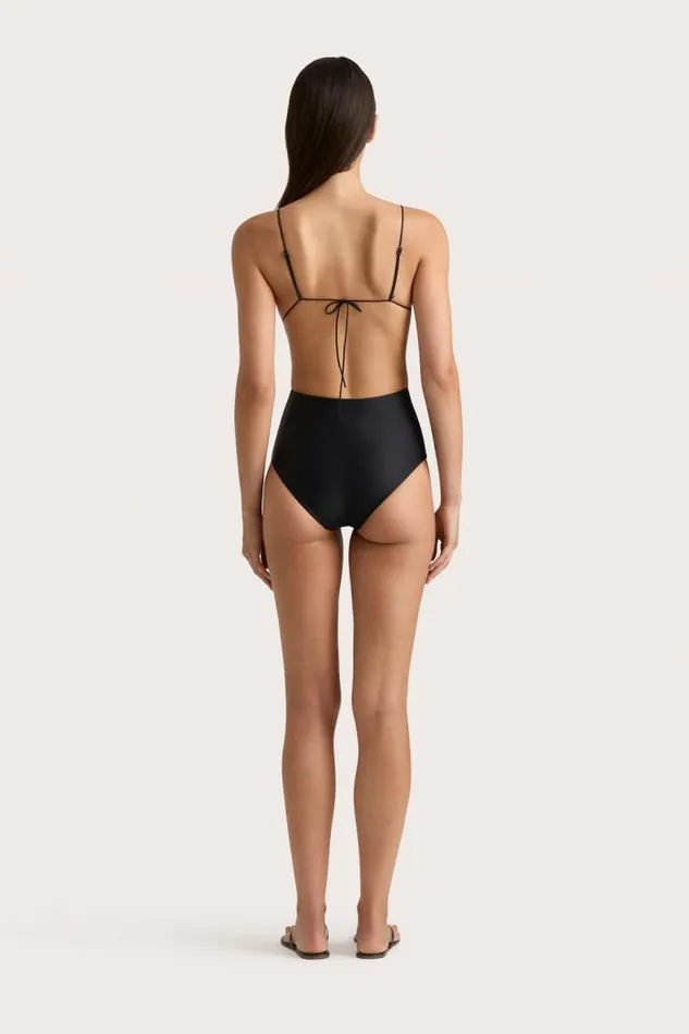 Women Faithfull The Brand Swim Reyes Bikini Bottom Black