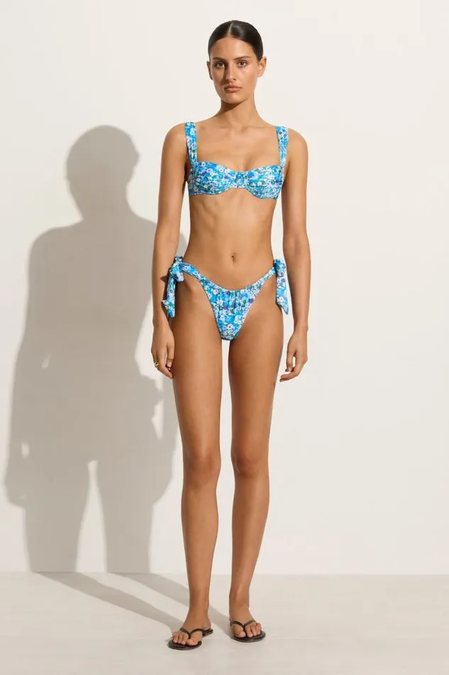 Women Faithfull The Brand Swim Sol Bikini Top Stellina Floral
