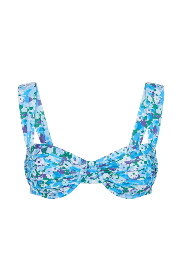 Women Faithfull The Brand Swim Sol Bikini Top Stellina Floral