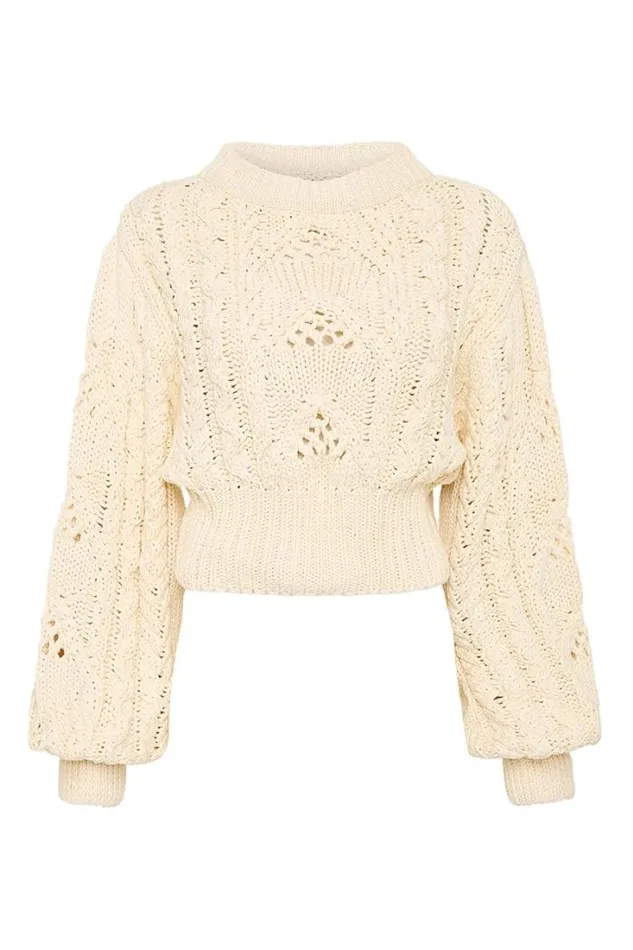 Women Faithfull The Brand Tops Alanna Knit Jumper Off White