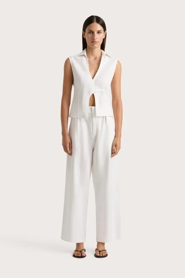 Women Faithfull The Brand Tops Antibes Shirt White