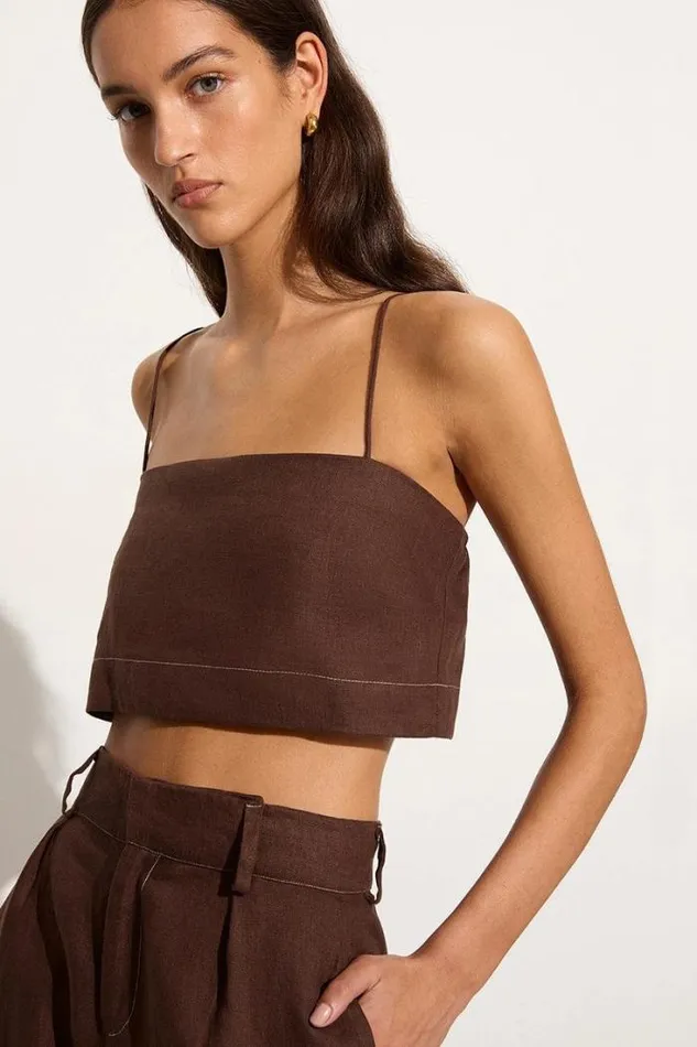 Women Faithfull The Brand Tops Bayu Top Cacao
