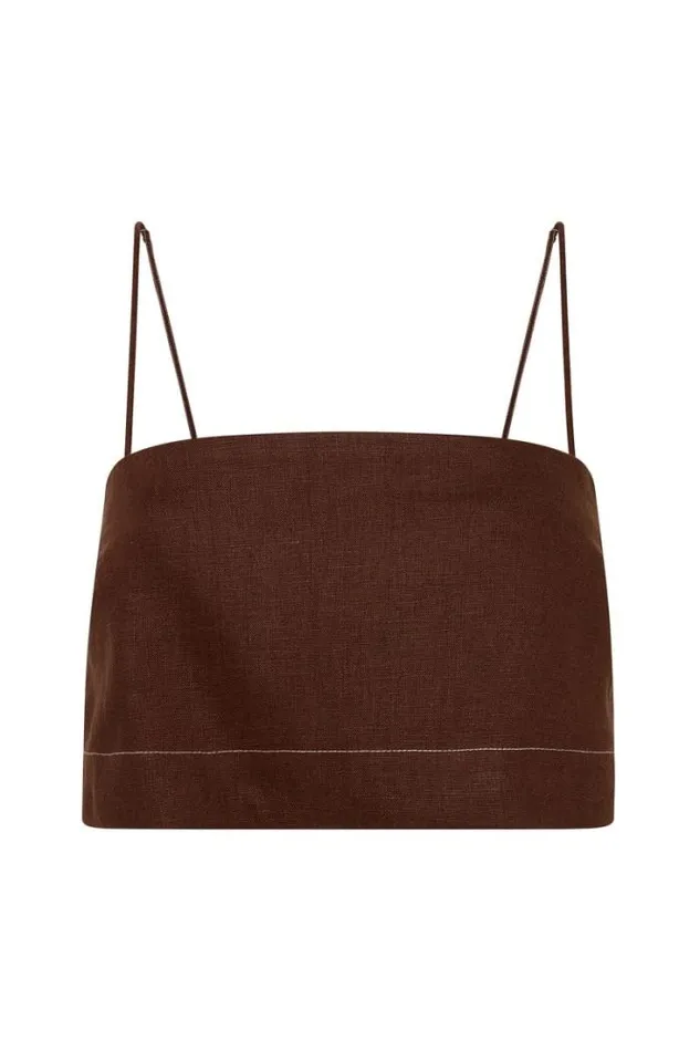 Women Faithfull The Brand Tops Bayu Top Cacao