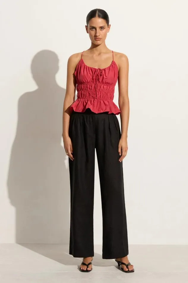 Women Faithfull The Brand Tops Casale Top Crimson