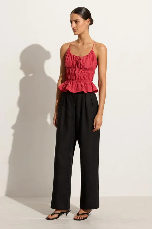 Women Faithfull The Brand Tops Casale Top Crimson