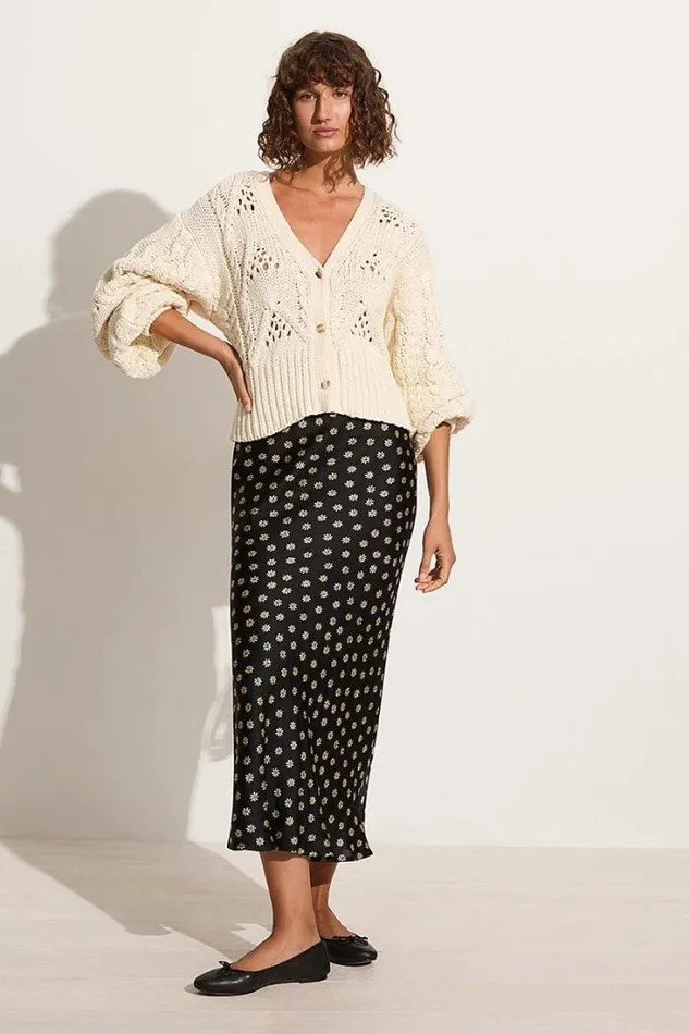 Women Faithfull The Brand Tops Dayana Cardigan Off White